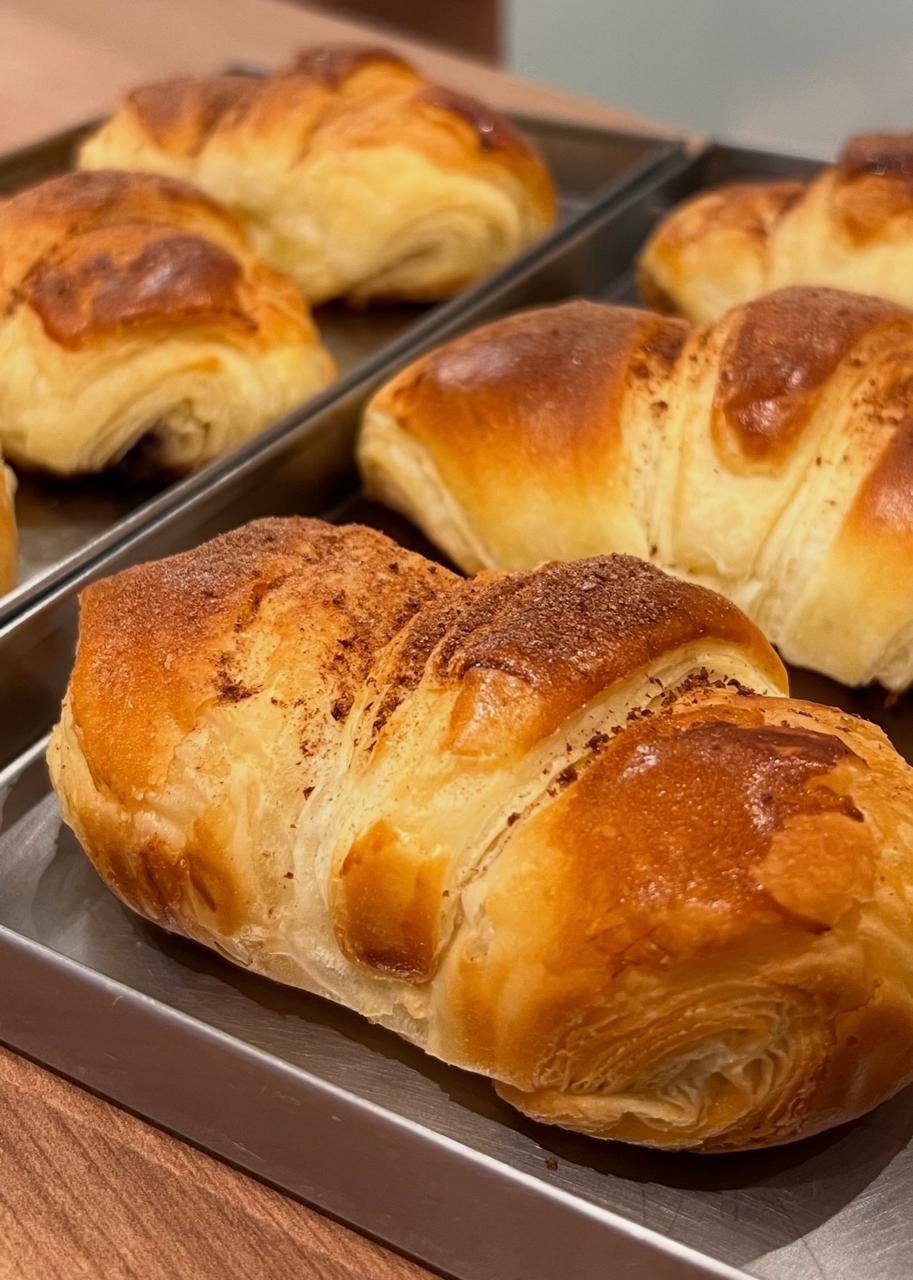 Croissant massa folheada