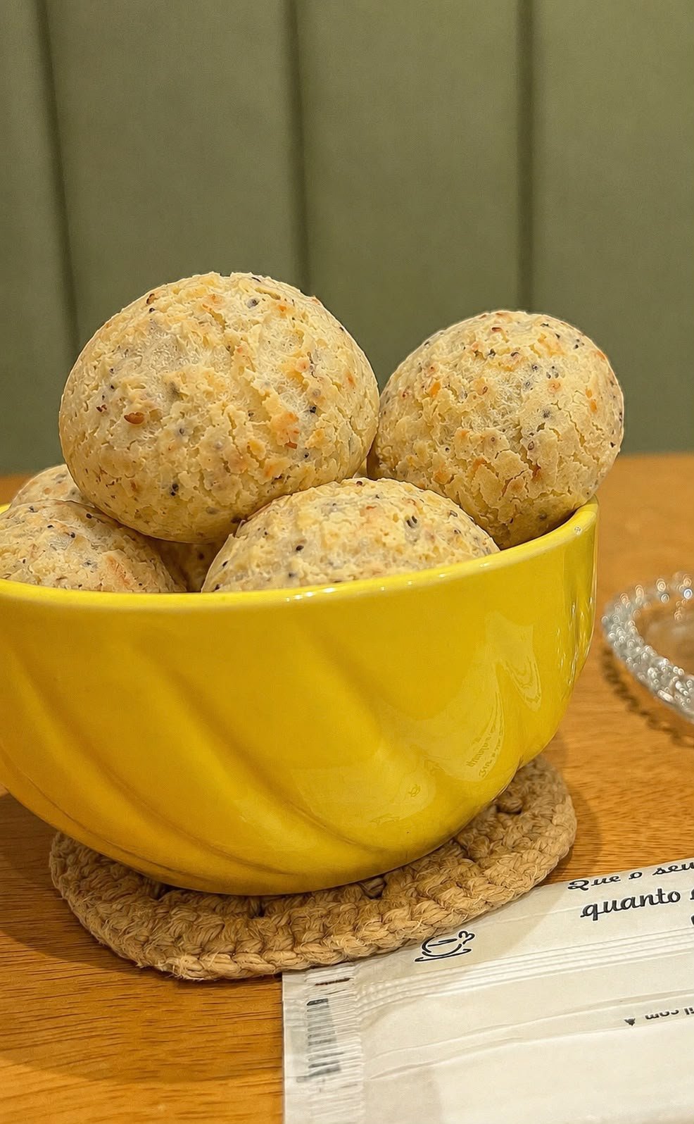 Pão de queijo multigrãos